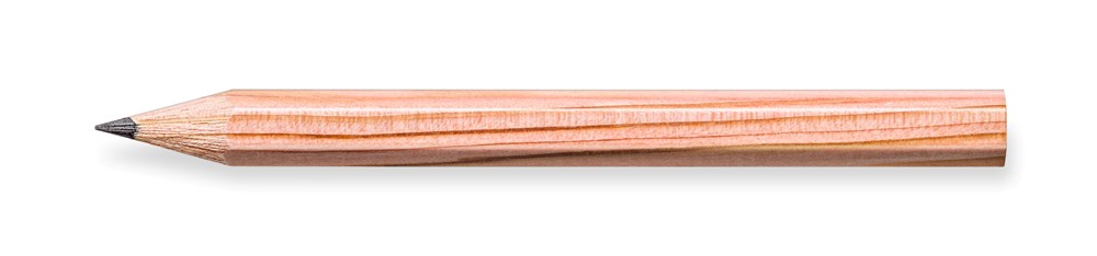 STAEDTLER Bleistift hexagonal, natur, halbe Länge