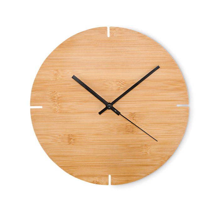 ESFERE - Wanduhr Bambus