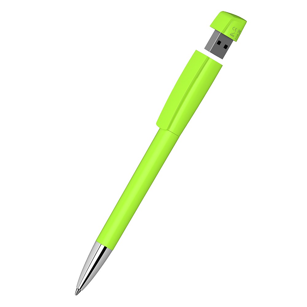 Klio-Eterna - Turnus high gloss Mn USB 2.0 - Drehkugelschreiber mit integriertem USB-Stickhellgrün