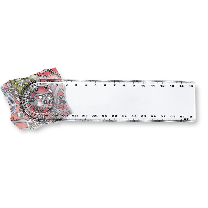 LASTA - Lineal mit Lupe/Winkelmesser